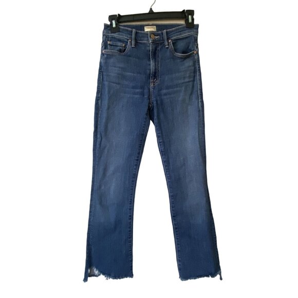 Mother Jeans Womens Size 25 The Insider Crop Step Fray in Girl Crush High Rise - Picture 3 of 14